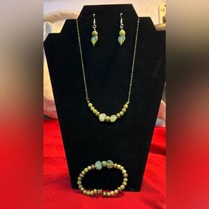 Serpentine Jewelry Set